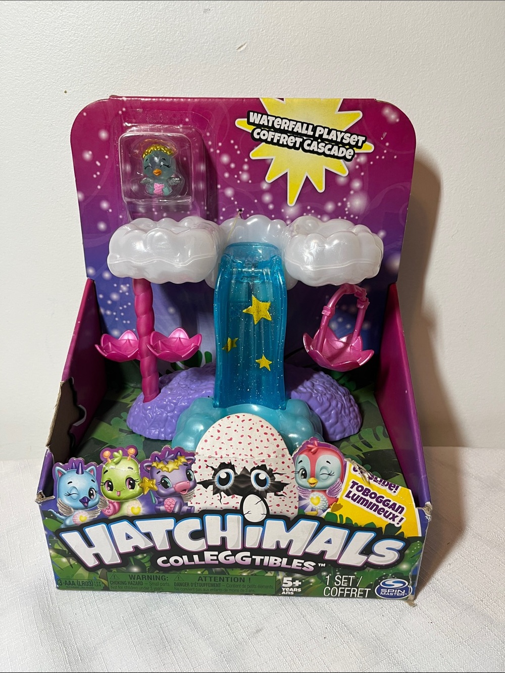 Hatchimals Waterfall Playset - Pink & Blue
New